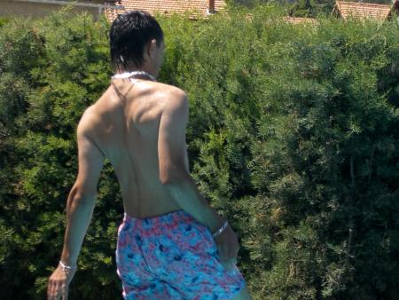 yeahh mn pti coeur!!elle été froide la piscine mdr!!JtM tro